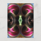 Inner Light Fractal Art Briefkaart (Voorkant)