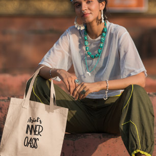 Inner Oasis Persoonlijke Yoga Meditaties Boho Tote Bag