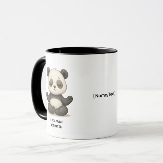 Inner Peace Activated Mug | Add Name or Text (Devant gauche)