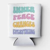 Inner Peace Changes Everything Blikjeskoeler (Voorkant)