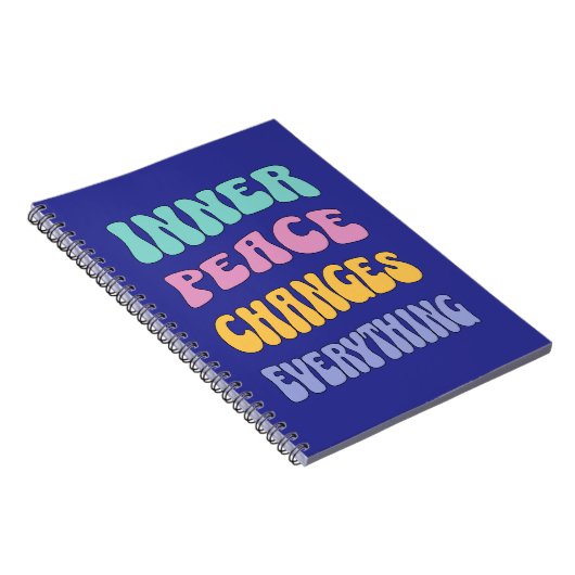 Inner Peace Changes Everything Notitieboek (Rechterzijde)