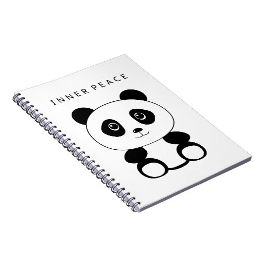 Inner Peace Panda Notitieboek (Rechterzijde)