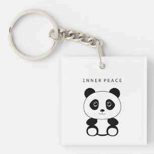 Inner Peace Panda Sleutelhanger