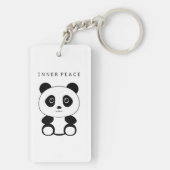 Inner Peace Panda Sleutelhanger (achterkant)