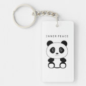 Inner Peace Panda Sleutelhanger (Voorkant)