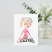 Inner Peace-stay positief Briefkaart (Staand voorkant)