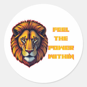Inner Strength Unleashed Ronde Sticker