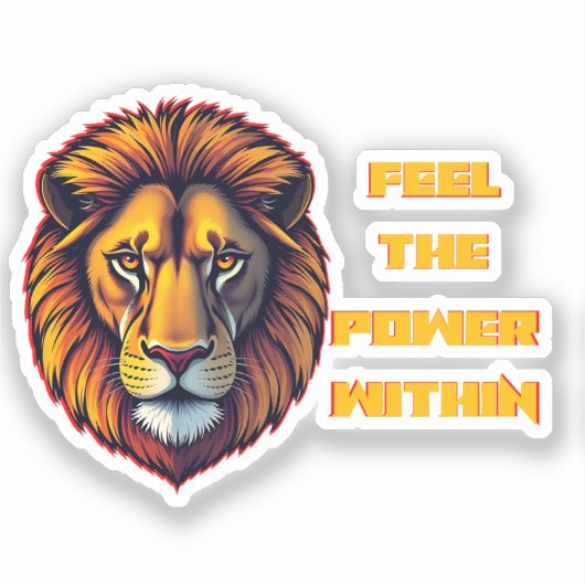 Inner Strength Unleashed Sticker (Voorkant)