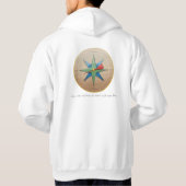 Innerer Kompass Hoodie Pullover (Achterkant)