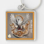 "Innerlijk licht ontketend" Sleutelhanger (Voorkant)