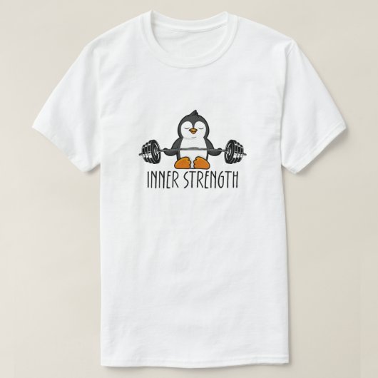 Innerlijke kracht - Pinguïn T-shirt (Design voorkant)