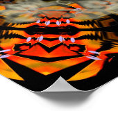 Innerlijke schoonheid psychedelische poster (Hoek)