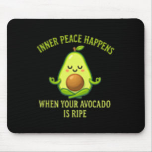 Innerlijke Vrede Komt Als Je Avocado Rijp Is Yoga Muismat