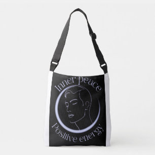 Innerlijke Vrede Positieve Energie – Minimalistisc Crossbody Tas