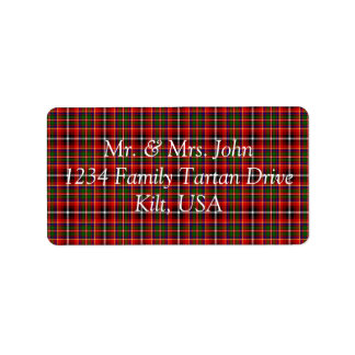 Innes Tartan Étiquette