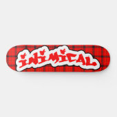Innimical Scottish Plaid Skateboard (Horizontaal)
