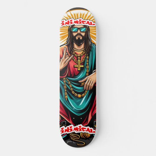 Innimiek is hij rizzin skateboard (Voorkant)