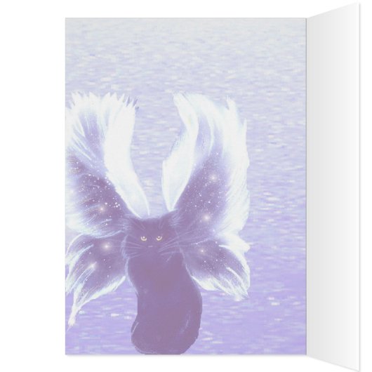 Innocence Fairy Cat Card (Binnen (Links))