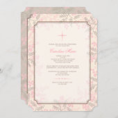 Innocence Invitation religieuse (Devant / Derrière)