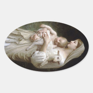 Innocence (L'Innocence) Ovale Sticker