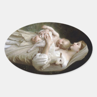 Innocence (L'Innocence) Ovale Sticker