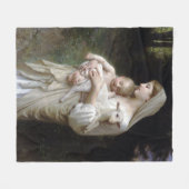 Innocence (Madonna en Child), Bouguereau Fleece Deken (Voorkant (Horizontaal))