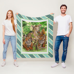 "Innocence of the new" unicorn Fleece Deken