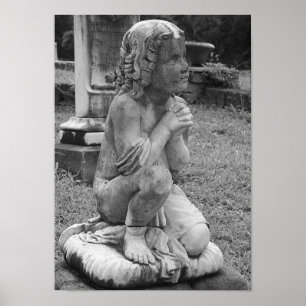 "Innocence" Victoriaans statutair Art Poster