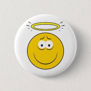 Innocent Angel Face Ronde Button 5,7 Cm