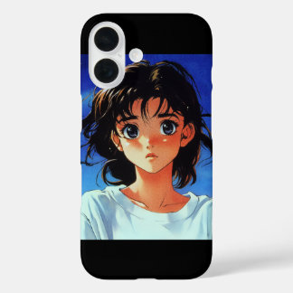 Innocent Gaze Anime Girl iPhone 16 Hoesje