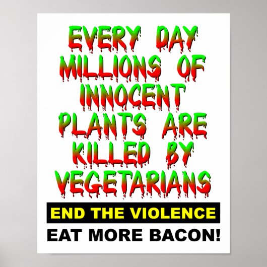 Innocent Planten Funny Poster (Voorkant)