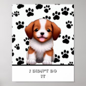 Innocent puppy poster (Voorkant)