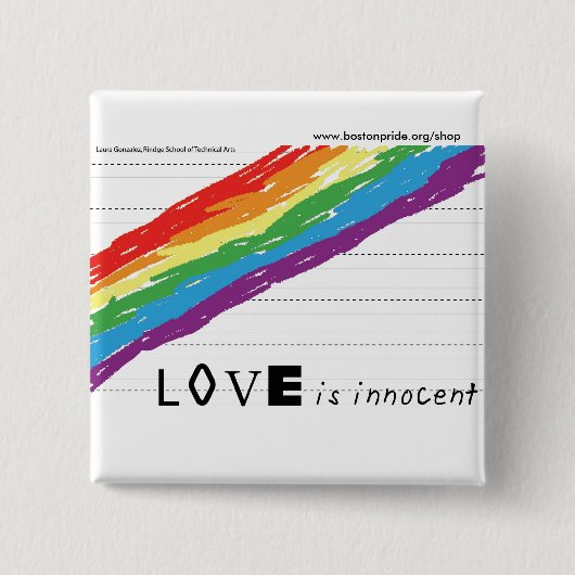 Innocent Square Vierkante Button 5,1 Cm (Voorkant)