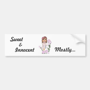 Innocent, Sweet, en, meestal... Quantum Cutie Girl Bumpersticker
