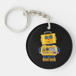 Innocent uitziende speelgoed robot sleutelhanger