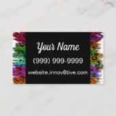 Innov8tive Posh leopard print visitekaartje (Voorkant)