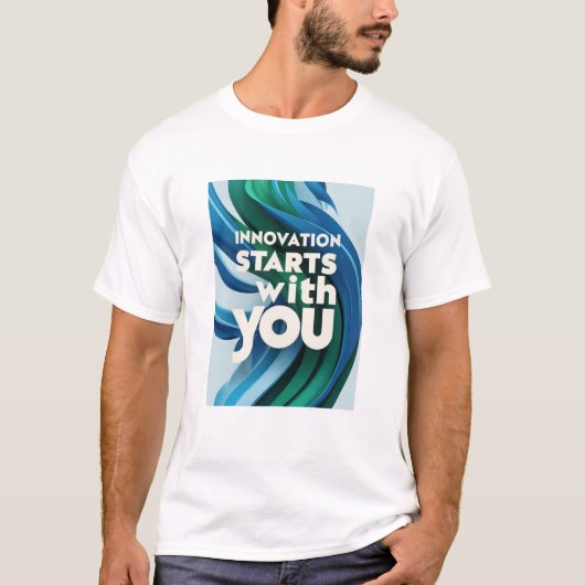 Innovatie begint bij jou optie 2 t-shirt (Voorkant)