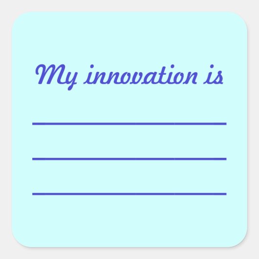 Innovatie Idee Stickers (Voorkant)