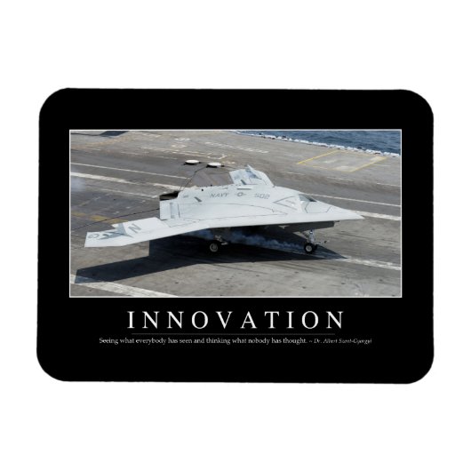 Innovatie: Inspirerend citaat 1 Magneet (Horizontaal)
