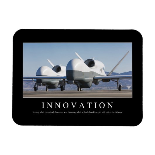Innovatie: Inspirerend citaat 2 Magneet (Horizontaal)
