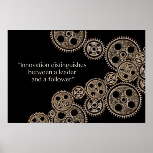 Innovatie onderscheidt poster (Voorkant)