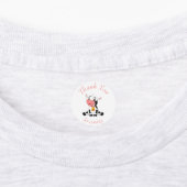 Innovatieve roze Koe Labels (Aangebracht)