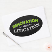 Innovation NOT Litigation Sticker (Envelop)