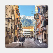 Innsbruck - aimant frigo par Velvet Escape