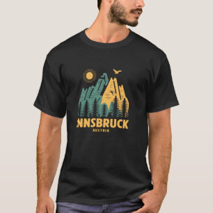 Innsbruck Bergen Oostenrijk Wandelen Buiten Vintag T-shirt
