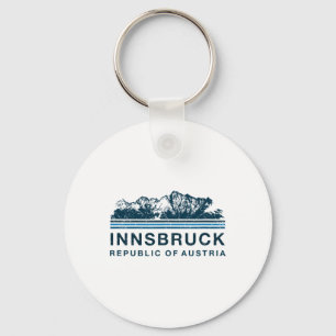 Innsbruck Oostenrijk Bergen Oostenrijks Skien Vint Sleutelhanger