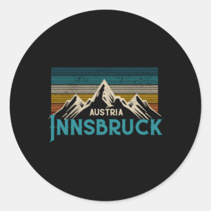Innsbruck Oostenrijk Bergen Ski Ronde Sticker