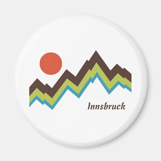 Innsbruck Oostenrijk Magneet (Voorkant)