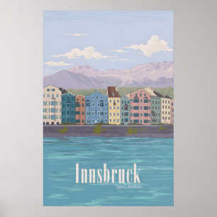 Innsbruck Oostenrijk Reisposter Poster