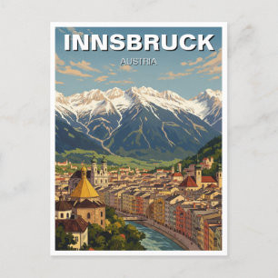 Innsbruck Oostenrijk Reizen Briefkaart